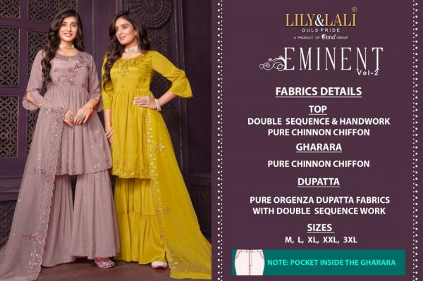 Lily And Lali Eminent Vol 2 Party Wear Readymad Collection